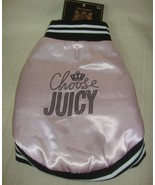 Juicy Couture Puffy Pink Rhinestone Dog Jacket Size M/L  NEW - $338.00 MXN
