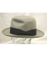 Dobb&#39;s Gray Homburg Men&#39;s Hat Washer Bros. Ft. Worth - £70.95 GBP