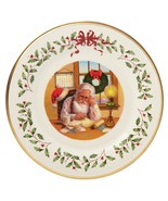 Lenox 2016 Santa Holiday Collectors Plate Annual Making A List Christmas... - £36.81 GBP
