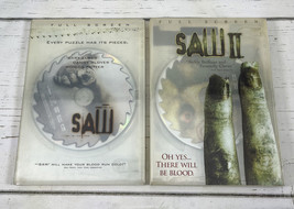 Saw 1 &amp; Saw II (DVD With Slipcover Full Frame Edition) 2-Movie Lot Horror - £3.09 GBP
