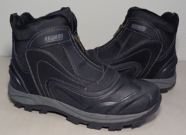 Khombu Size 10 M MASON Black Hybrid Boots New Men&#39;s Shoes - $117.81