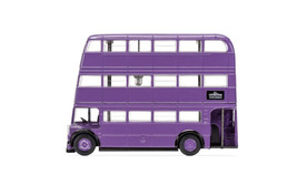 Knight Bus Triple Decker Bus Purple Harry Potter Movie Series Diecast Corgi - $51.78