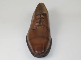 Men's Shoes Steve Madden Soft Leather upper Lace Up Navin Brandy image 3