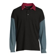 No Boundaries Men&#39;s Colorblocked Polo Shirt, Multicolor Size 3XL(54-56) - $19.79