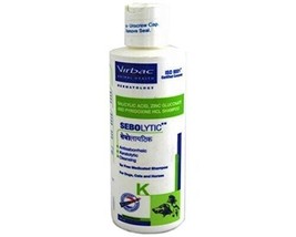 Virbac Sebolytic Medicated Shampoo 200ml for Dogs, Cats and Horses free ... - £24.80 GBP