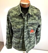 Mens Sz L * Shout It Out Loud Crew Born Raised In New York 78 Camo Shirt... - $40.00