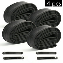 4X 26&quot; Inch Inner Bike Tube 26X1.75-2.125 Bicycle Butyl Rubber Tire Inte... - £26.77 GBP