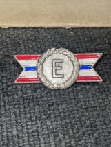 Vintage WW2 Homefront Pin “E” Sterling Army Navy Award - £3.97 GBP