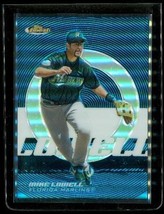 2005 Topps Finest Blue Refractor Baseball Card #65 Mike Lowell Marlins Le - £15.77 GBP