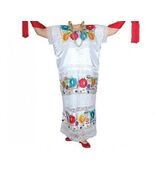 Yucatan Girls Folklorico Traditional Dance Fiesta Dress Embroidery Blck ... - $94.05+