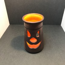 Halloween Hermitage pottery Terra Cotta Pumpkin Bag Jack O&#39; Lantern - $12.86
