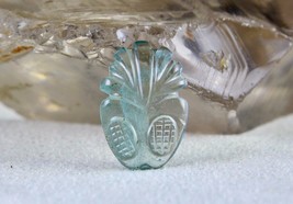 Natural Blue Aquamarine Carved Pineapple 7.47 Ct Loose Gemstone For Pendant Ring - £227.77 GBP