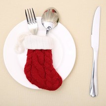 Knitted Christmas Knife and Fork Bag - $221.11 MXN