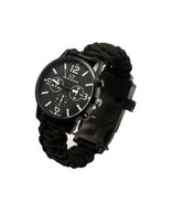 Color: Black - Outdoor Multi function Camping Survival Watch Bracelet To... - $49.32 CAD