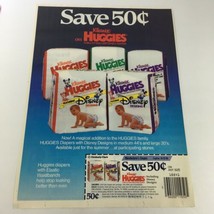 VTG Retro 1986 Kleenex Huggies Form-Fitting Disposable Diapers Print Ad ... - £14.85 GBP