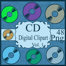 CD Digital Clipart Vol. 1 - $1.25