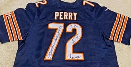 RARE Chicago Bears WILLIAM PERRY SIGNED JERSEY SB XX CHAMPS COA - $197.99