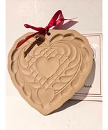 BROWN BAG COOKIE ART 1988 QUILTED HEART Mold Shortbread Crafts Stamp - $9.00