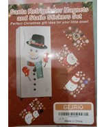 Santa Christmas Refrigerator Magnets And Static Sticker Set by  Gejrio - $21.71 CAD