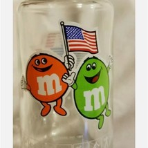 Vintage 1980s 80s M&amp;Ms MMs Olympics candy jar Lidded Glass Los Angeles  - $22.37