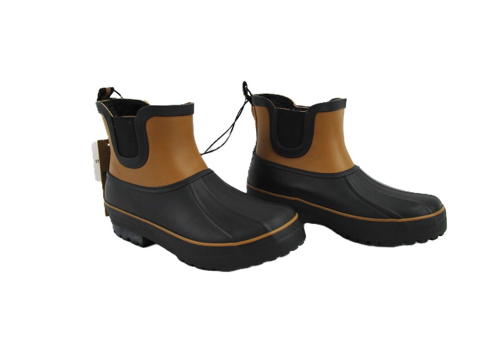 Chooka Women's Chelsea Duck Rain Boot, Waterproof Plush-Lined Memory Foam Insole