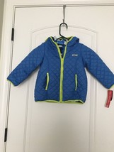 Weatherproof Toddler Boys Blue &amp; Camo Full Zip Coat Jacket Reversible Si... - £23.04 GBP