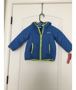 Weatherproof Toddler Boys Blue &amp; Camo Full Zip Coat Jacket Reversible Si... - £23.07 GBP