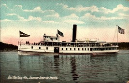 Bar Harbor, Maine ME - Steamer Steur De Monts - ANTIQUE PRE 1915 Postcard BK67 - £3.10 GBP