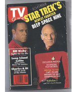 Captain Picard and Commander Sisko Star Trek 1993 TV Guide, Next Generat... - £14.94 GBP