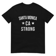 Santa Monica CA Strong Hometown Souvenir Vacation California T Shirt - £20.47 GBP+