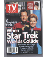 Star Trek Voyager When Worlds Collide Janeway, Q  Feature Article 1996 T... - £12.48 GBP