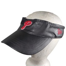 VTG New Era PVC Leather Visor Philadelphia Phillies MLB Baseball Adjustable Rare - £12.91 GBP