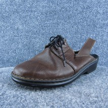 Josef Seibel  Women Slingback Shoes Brown Leather Pull On Size 39 Medium - £19.55 GBP