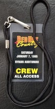 Waylon Jennings +++- 1995 Video Filming Backstage Laminate Pass From The Ryman - £23.95 GBP
