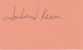 Jackie Joyner Kersee Signed Autographed Vintage 3x5 Index Card - $14.99