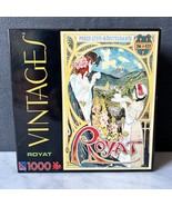 Vintages Royat Art Nouveau French Travel Poster 1000 Piece Puzzle NEW - $32.39 CAD