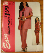 McCall&#39;s Pattern 6273 size A Misses Pants Cardigan Tunic 8 10 12 14 - $15.00