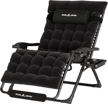Udpatio Oversized Zero Gravity Chair 33In Xxl Patio Reclining, Support 5... - $155.99