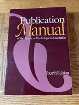Publication Manual Of The American Psychological Association Book - £6.91 GBP