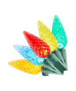 150 Count Multi-Colored Faceted C6 LED Lights - $732.25 MXN