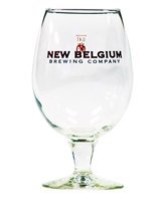 New Belgium Fat Tire Ale Globe Chalice Glass - £15.13 GBP