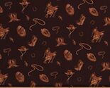 Cotton Cowboy Hats Boots Western Ride the Range Fabric Print by the Yard... - $14.95