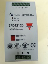 Carlo Gavazzi SPD12120 12vdc 10a AC/DC Power Supply Industrial Panel Mount - £40.10 GBP
