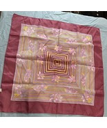 Vintage Nylon Square Floral Women’s Scarf 27” - $20.49 CAD