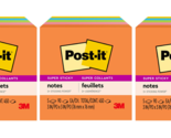 Post-it Super Sticky Notes, 3x3 in, 5 Pads, 2x the Sticking Power, 3 Pack - $18.99