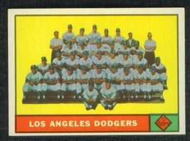 1961 Topps # 86 L.A. Dodgers Team Card Near Mint / Mint Or Better ! - £156.61 GBP