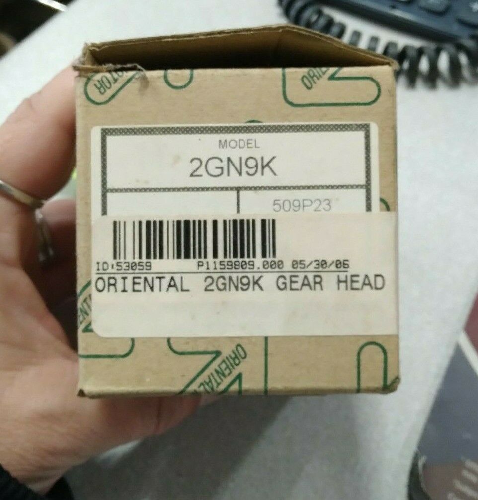 ORIENTAL MOTOR, 2GN9K GEAR HEAD - $64.99