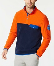 Club Room Men&#39;s Button-Pocket Colorblocked Fleece Pullover, Size XXL , MSRP $65 - £17.88 GBP