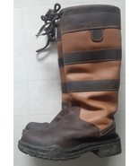 TuffRider Ladies Lexington Waterproof Tall Country Boots Chocolate/Fawn ... - $49.49