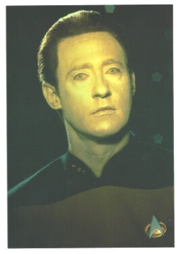 Primary image for Star Trek Commander Data  Next Generation Real Photo Postcard 